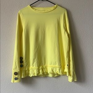 Neon Buddha Cape Side Pullover Top